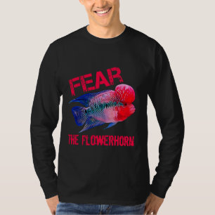 T-shirt Le Cervin De Fleurs Pour Le Cichlid De Poisson Mon