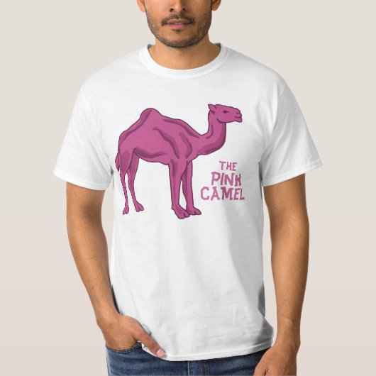 T-shirt Le chameau rose - inspecteur (Devant)