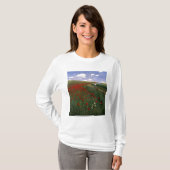 T-shirt Le champ de pavot (Devant entier)