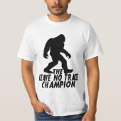 T-shirt Le Champion de Leave No Trace Funny Bigfoot (Devant)