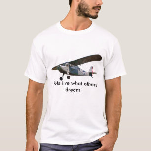 T-shirt Le champion, pilotes vivent ce que d'autres rêven