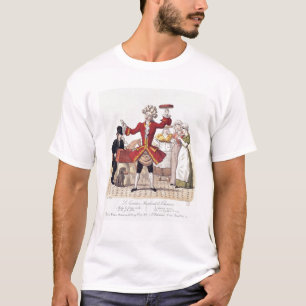 T-shirt Le chanteur de rue, gravé par Alois Senefelder