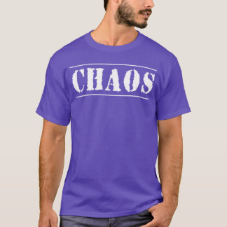 T-shirt Le chaos me suit partout Maman Fils Fille Correspo