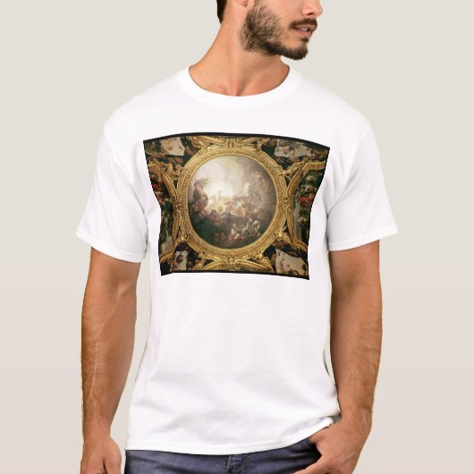 T-shirt Le char d'Apollo, peinture de plafond (Devant)