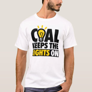 T-SHIRT LE CHARBON GARDE LES LUMIÈRES DESSUS