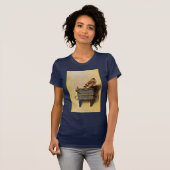 T-shirt Le chardonneret., Puttertje par Carel Fabritius (Devant entier)
