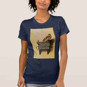 T-shirt Le chardonneret., Puttertje par Carel Fabritius