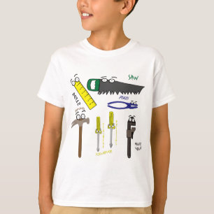T-shirt Le charpentier usine l'art lunatique de bande