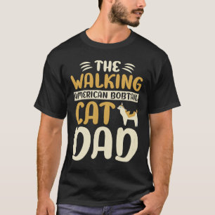 T-shirt Le chat américain à queue courte papa minou miaou