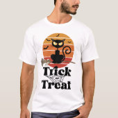 T-shirt Le Chat aux Sorcières - Trick ou Treat Adventure (Devant)