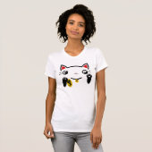 T-shirt Le chat chanceux (Devant entier)