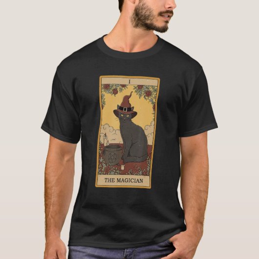T-shirt Le Chat Classique du Magicien (Devant)