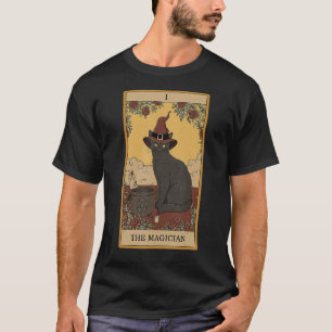 T-shirt Le chat classique magicien
