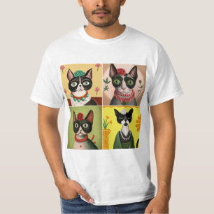 T-shirt Le chat de Frida Kahlo