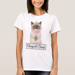 T-shirt Le Chat de la princesse soufflant de la bulle