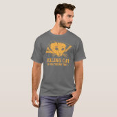 T-shirt Le chat de plafond vous observe (Devant entier)