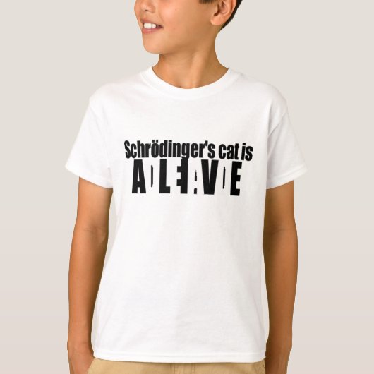 T-shirt Le chat de Schrödinger (Devant)