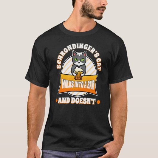 T-shirt Le chat de Schrodinger (Devant)