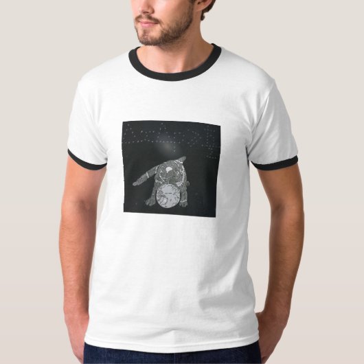 T-shirt Le chat de Schrodinger (Devant)