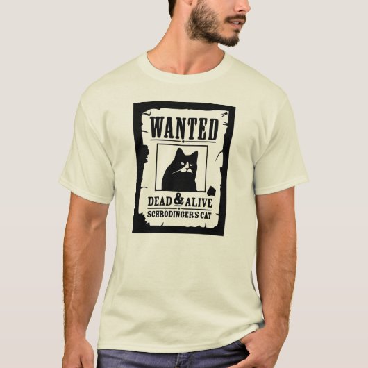 T-shirt Le chat de Schrodinger (Devant)