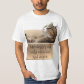 T-shirt Le chat de Schrodinger (Devant)