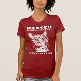 T-shirt Le chat de Schrodinger a voulu des morts ou vivant