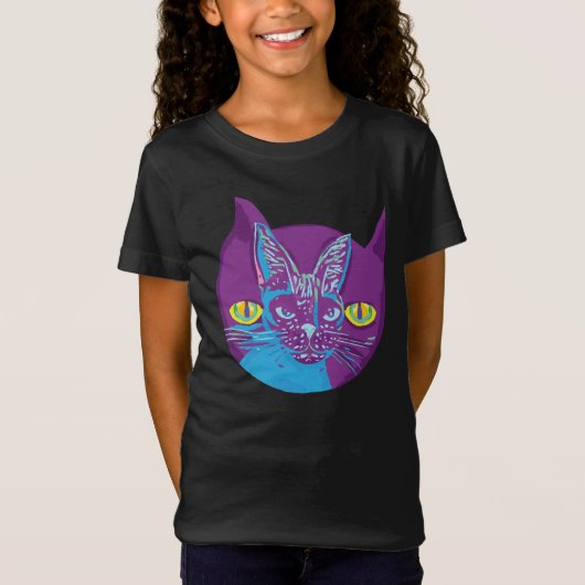 T-Shirt Le chat de Schrodinger, artistique (Devant)