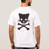 T-shirt Le chat de Schrodinger est mort. (Dos)
