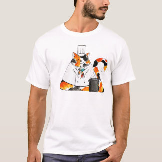 T-shirt Le chat de souffle de chef