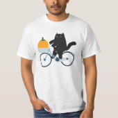 T-shirt Le Chat d'Halloween (Devant)