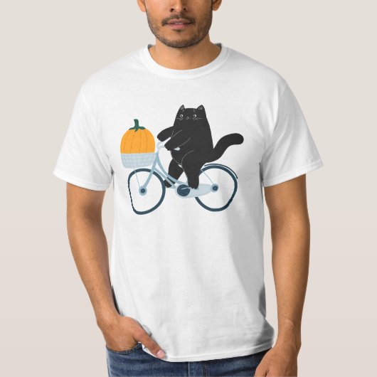 T-shirt Le Chat d'Halloween (Devant)