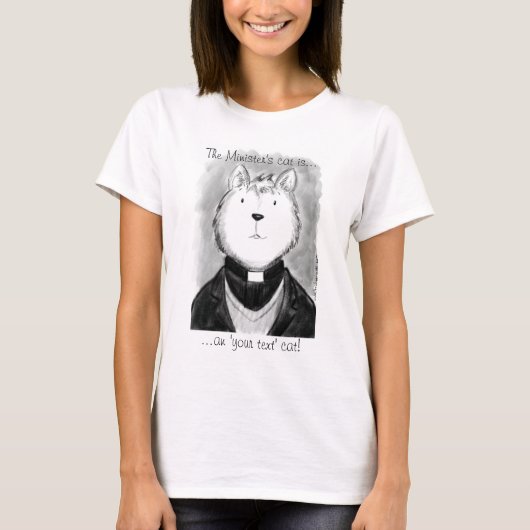 T-shirt Le chat du ministre ! (Devant)