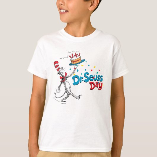 T-shirt Le Chat en Casquette| Dr Seuss Day (Devant)