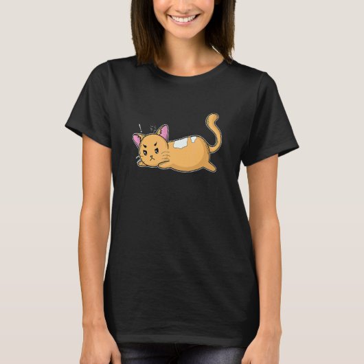 T-shirt Le chat est frustré (Devant)