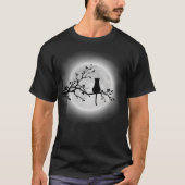 T-shirt Le Chat Et La Lune (Devant)