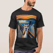 T-shirt Le chat hurlant (Devant)