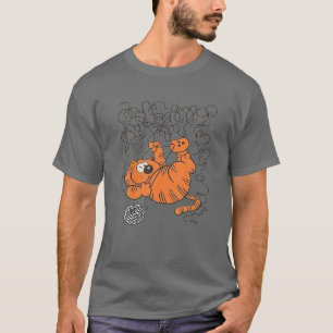 T-shirt Le Chat Joue Uniquement À La Comédie Dessin Pour H