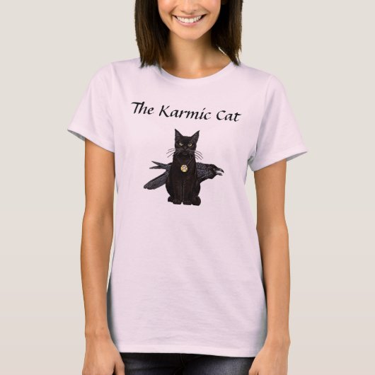 T-shirt Le chat karmique (Devant)