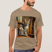 T-shirt Le chat Mau égyptien (Devant)