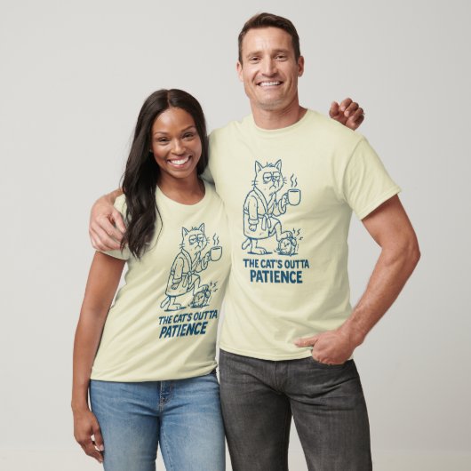 T-shirt Le Chat N'en Peut Plus (Unisexe)