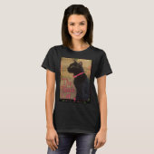 T-shirt Le chat noir (Devant entier)