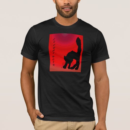 T-shirt Le Chat Noir (Devant)