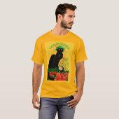 T-shirt Le Chat Noir Clover St. Patrick's Day (Devant entier)
