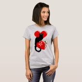 T-shirt Le Chat Noir Heart Candy Valentine's Day (Devant entier)