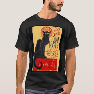 T-shirt Le Chat Noir, Le Conversation Noir, L'Art