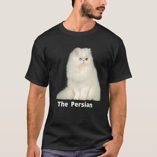 T-shirt Le chat perse l'un des chats les plus populaires d (Devant)