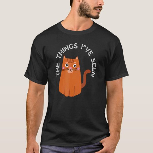 T-shirt Le chat que j'ai vu (Devant)