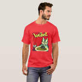 T-shirt Le Chat Qui Aime Spaghetti Funny Kitten Kitty Vin (Devant entier)