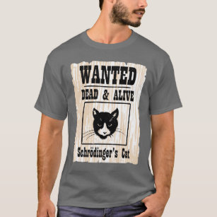 T-shirt Le chat Recherché de Schrodinger
