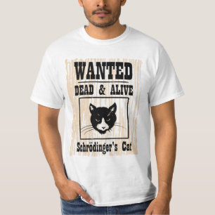 T-shirt Le chat Recherché de Schrodinger